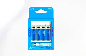 1.5V鋰電池 AA AAA可充電藍色帶掛卡可USB充電